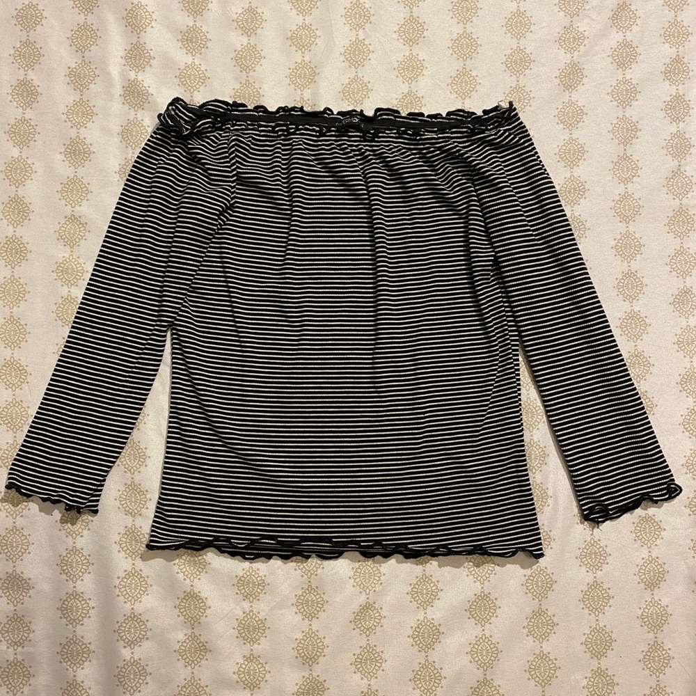 Off the shoulder top.